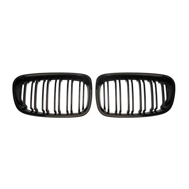 Kühlergrill Auto Frontstoßstange Nierengrill Racing Grills Doppellamellen Glanz Schwarz Gitter Für 1er F20 F21 2011 2012 2013 2014 Kühler(Matt-schwarz) von IMAWUHM