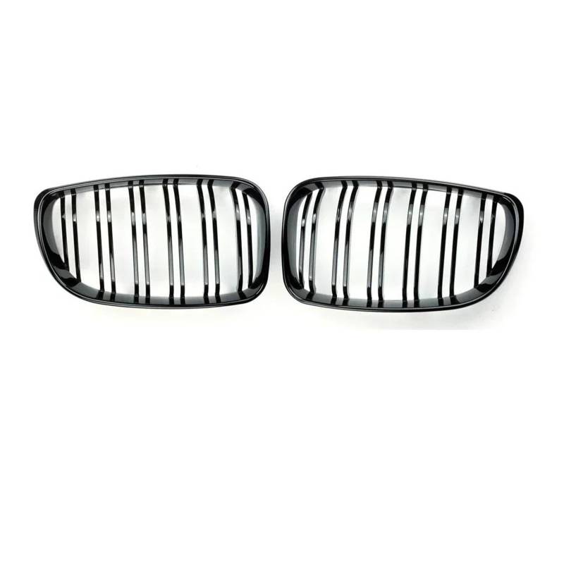 Kühlergrill Auto Glänzend Schwarz Grill Vorne Niere Kühlergrill Für E81 E87 E82 E88 128I 130I 135I Ausgewählte 2004-2011 Dual Lamellen Doppel Linie Grills Kühler(2008-2011) von IMAWUHM