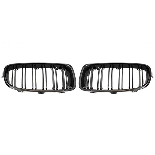 Kühlergrill Auto Styling Auto Zubehör Für F30 F31 F35 2012-2018 320i 325i 328i Vorne Niere Kühlergrill Dual Lamellen Grille ABS Kühler von IMAWUHM