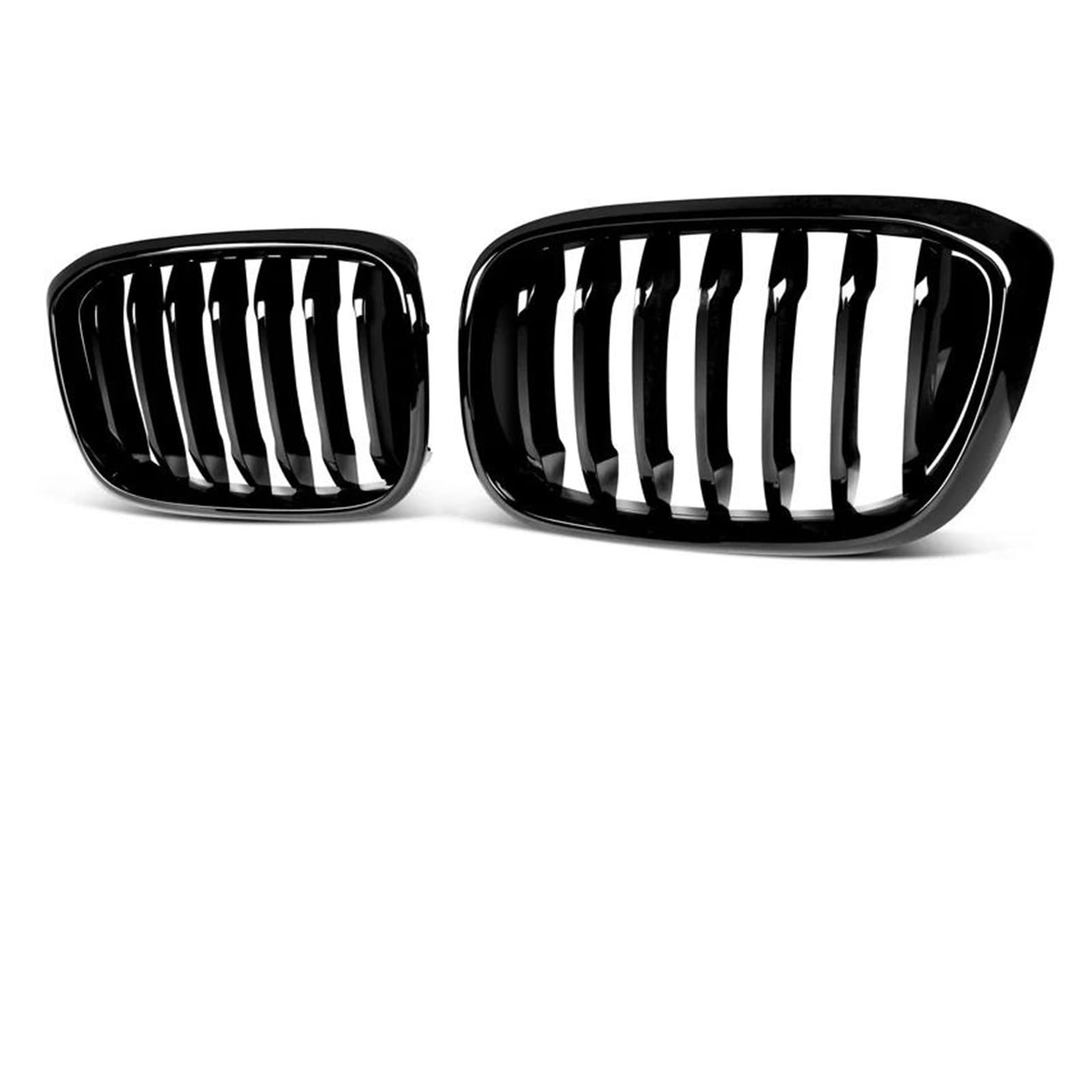 Kühlergrill Auto-Styling Frontnierengrill Für X3 G01 G08 X4 G02 2018-2021 Pre-lci ABS Glanz Schwarz Farbe Racing Grills Ersatz Kühler(A Slat Gloss Black) von IMAWUHM