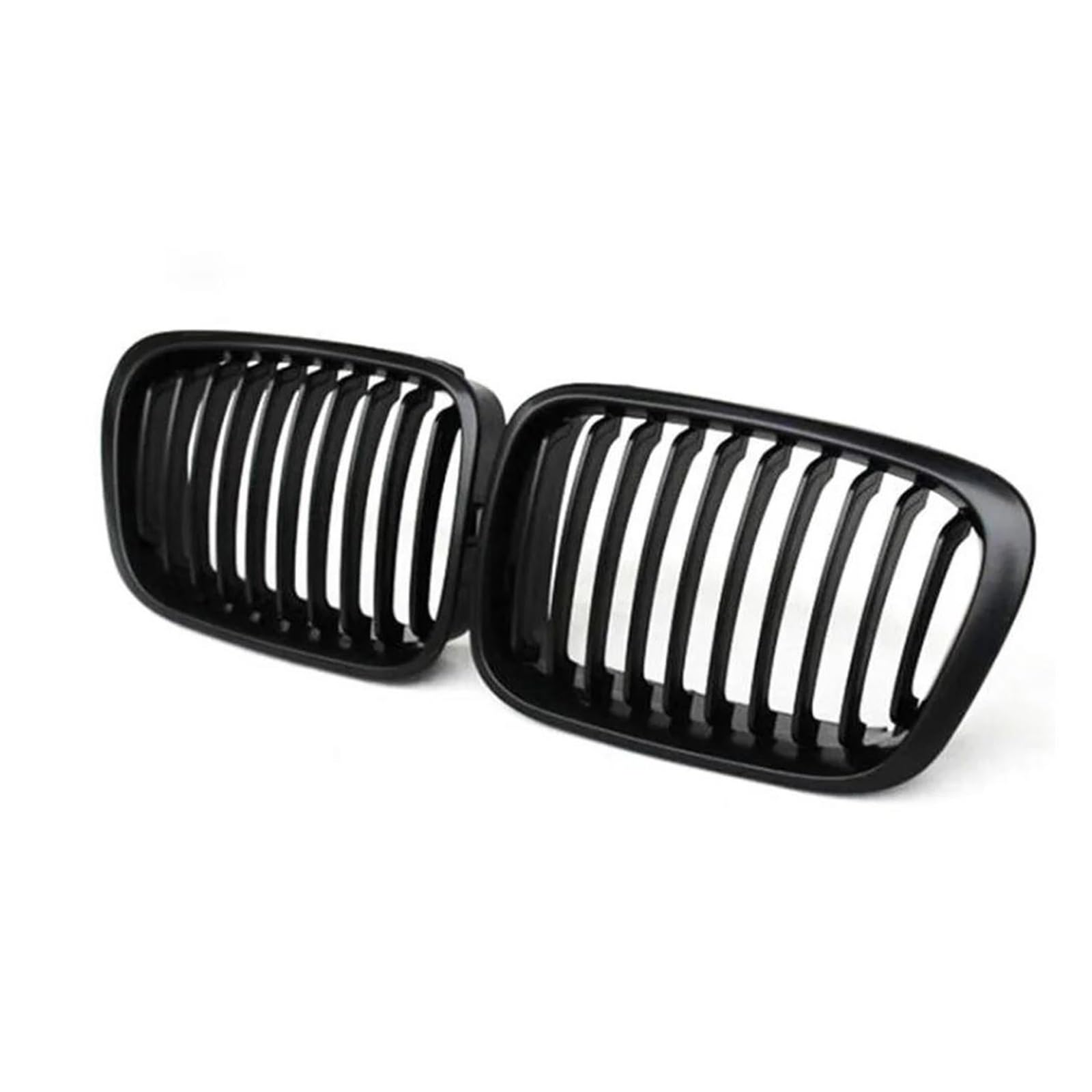 Kühlergrill Auto Styling Glanz Schwarz Front Niere Kühlergrill Lamellen Stil Grill Für E46 4 Tür 1998 1999 2000 2001 Kühler(Matt Black) von IMAWUHM