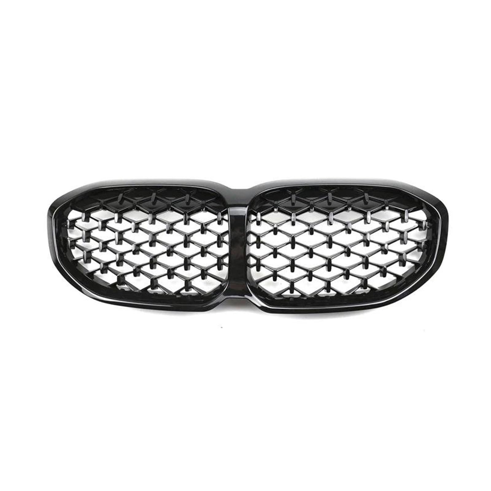 Kühlergrill Auto Vorderen Stoßfänger Nieren Grill Gitter Für 1 Serie F40 116i 118i 120i 128ti M135i XDrive 2019-22 Glanz Schwarz Kühler(Type 1) von IMAWUHM