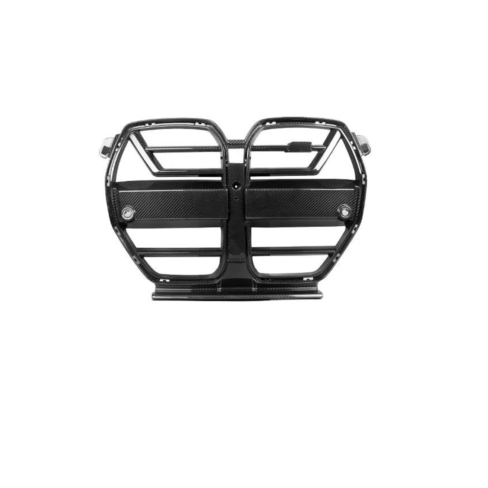 Kühlergrill Auto Vorderen Stoßfänger Nierengrill Für 3 Serie G80 M3 4 Serie G82 G83 M4 2021-2023 Real Carbon Fiber Grill Auto Racing Grid Kühler(SQ-A Style2) von IMAWUHM