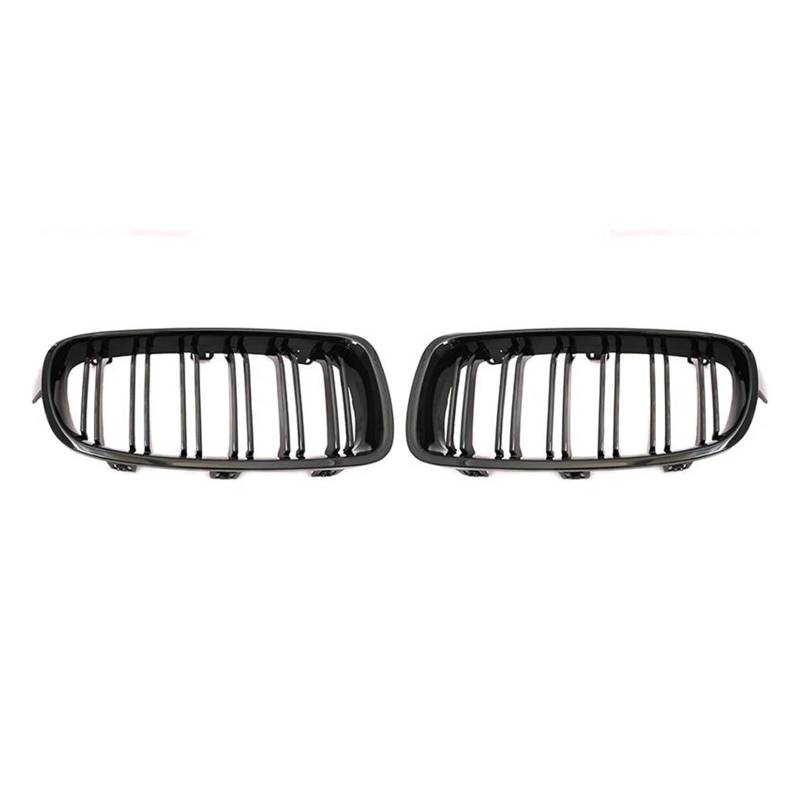 Kühlergrill Autozubehör ABS Auto-Styling Frontniere Kühlergrill Doppellamellengrill Für F30 F31 F35 2012-2018 320i 325i 328i Kühler(Double Line Black) von IMAWUHM