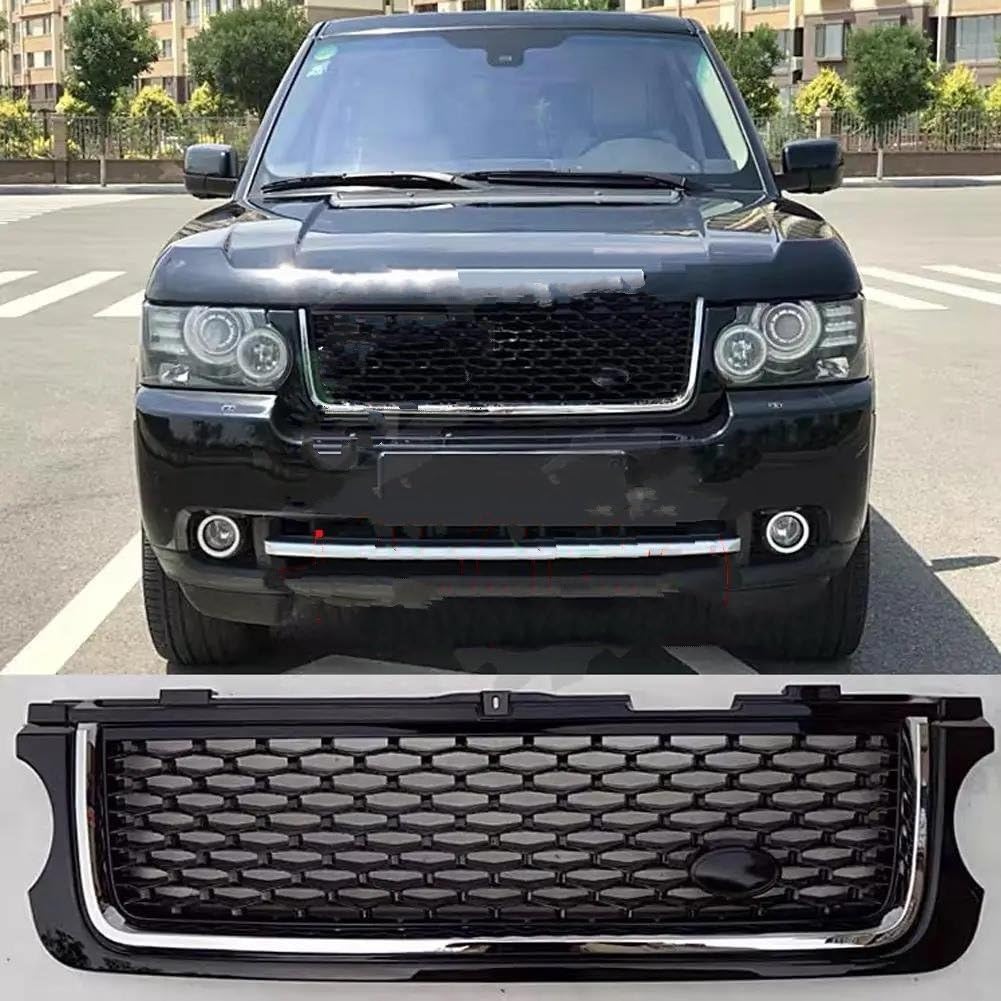 Kühlergrill Autozubehör Frontstoßstangengrill Mittelteil Styling Oberer Grill L 322 Für Land Für Rover Für Range Für Rover Für Vogue L322 2010 2011 2012 Kühler(4) von IMAWUHM