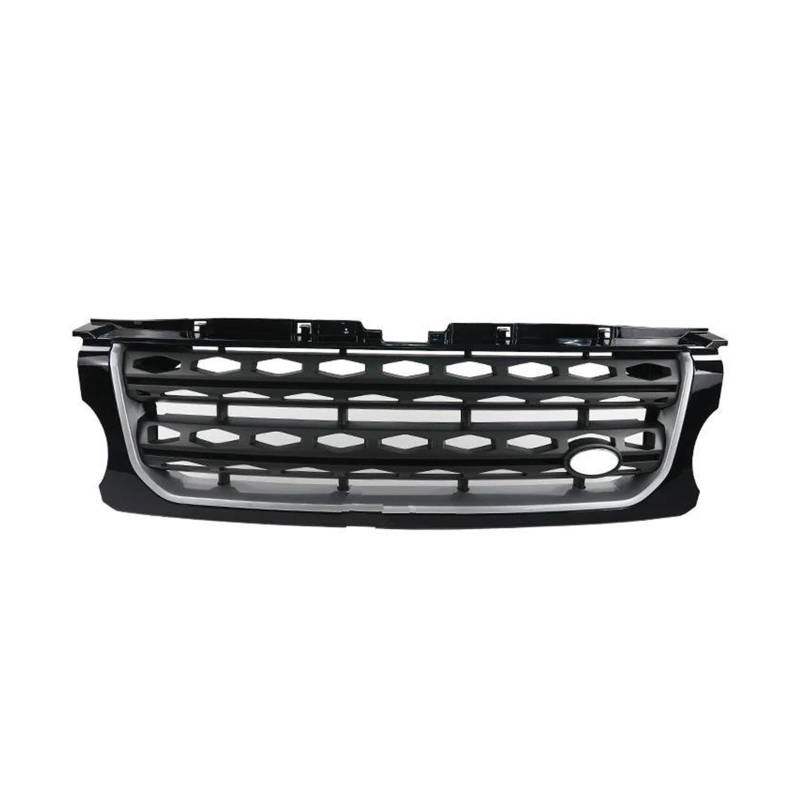 Kühlergrill Autozubehör Kühlergrill Für Land Für Rover Für Discovery 4 LR4 2014 2015 2016 L319 Frontstoßstange Mittelteil Styling Oberer Renngrill Kühler(Black Frame Gray net) von IMAWUHM