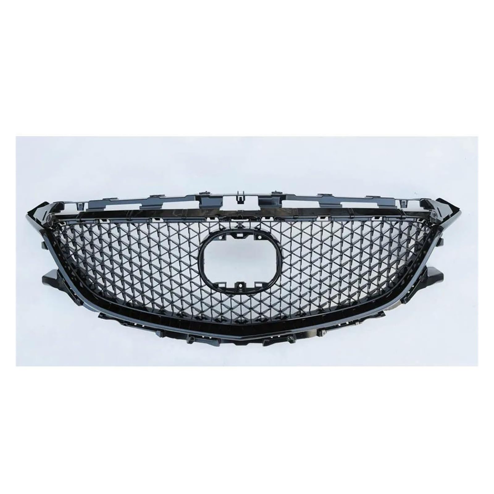 Kühlergrill Autozubehör Racing Grille Diamond Style Frontstoßstangengrill Oberes Maschengitter Für Mazda 6 Für Atenza 2014 2015 2016 Kühler(B Style) von IMAWUHM