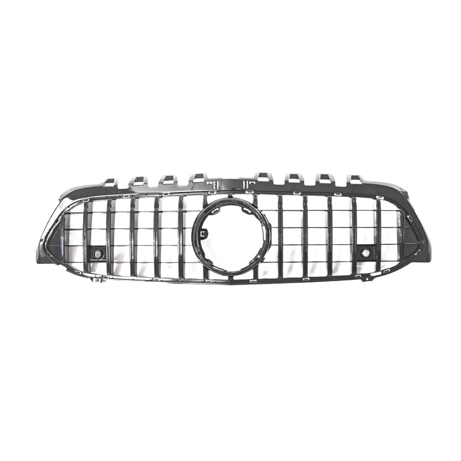 Kühlergrill Frontgrill Für Benz A-Klasse W177 2019-2022 A200 A220 A250 A35 Für AMG Chrom Schwarz Diamanten Stil Grille Schwarz Für GTR Kühler(G-Black) von IMAWUHM