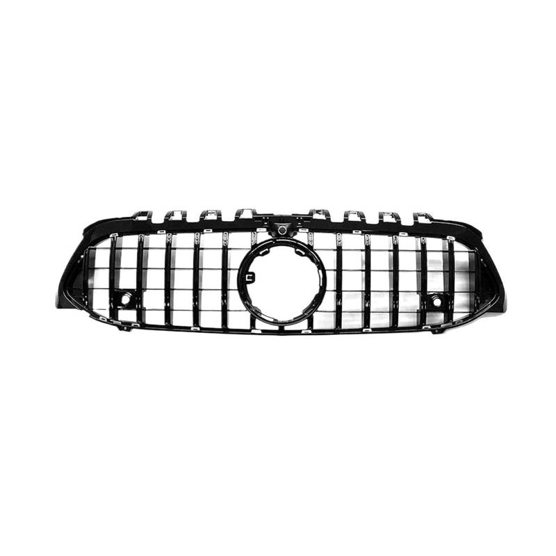 Kühlergrill Frontgrill Für Benz A-Klasse W177 2019-2022 A200 A220 A250 A35 Für AMG Chrom Schwarz Diamanten Stil Grille Schwarz Für GTR Kühler(G-Black W360) von IMAWUHM