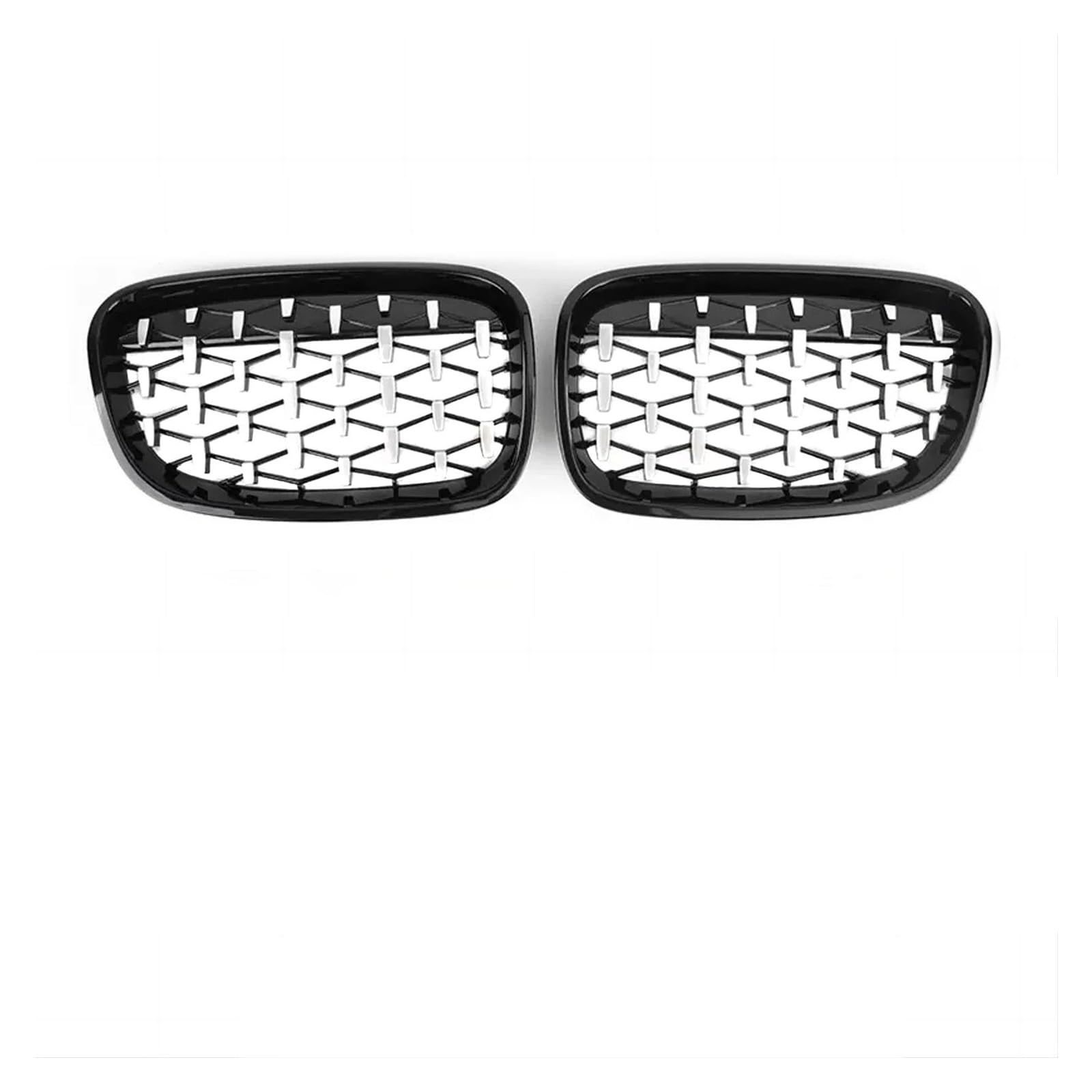 Kühlergrill Für 1 Series F20 M140i 118d F21 2011 2012 2013 2014 2015 2016 2017 2018 Auto Kühlergrill Grills Glanz Schwarz Zubehör Kühler(11-14 Black Silver) von IMAWUHM