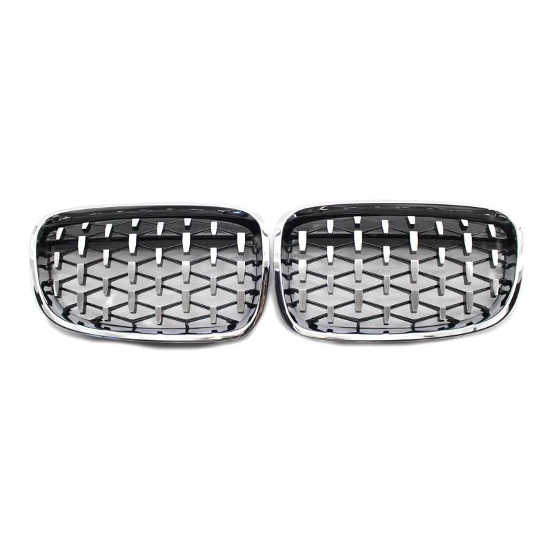 Kühlergrill Für 2011-2014 F20 F21 118i 120i 140i 2 Fließheck Sport Nierengrill Grille Glanz Schwarz Kühler(Grille C) von IMAWUHM