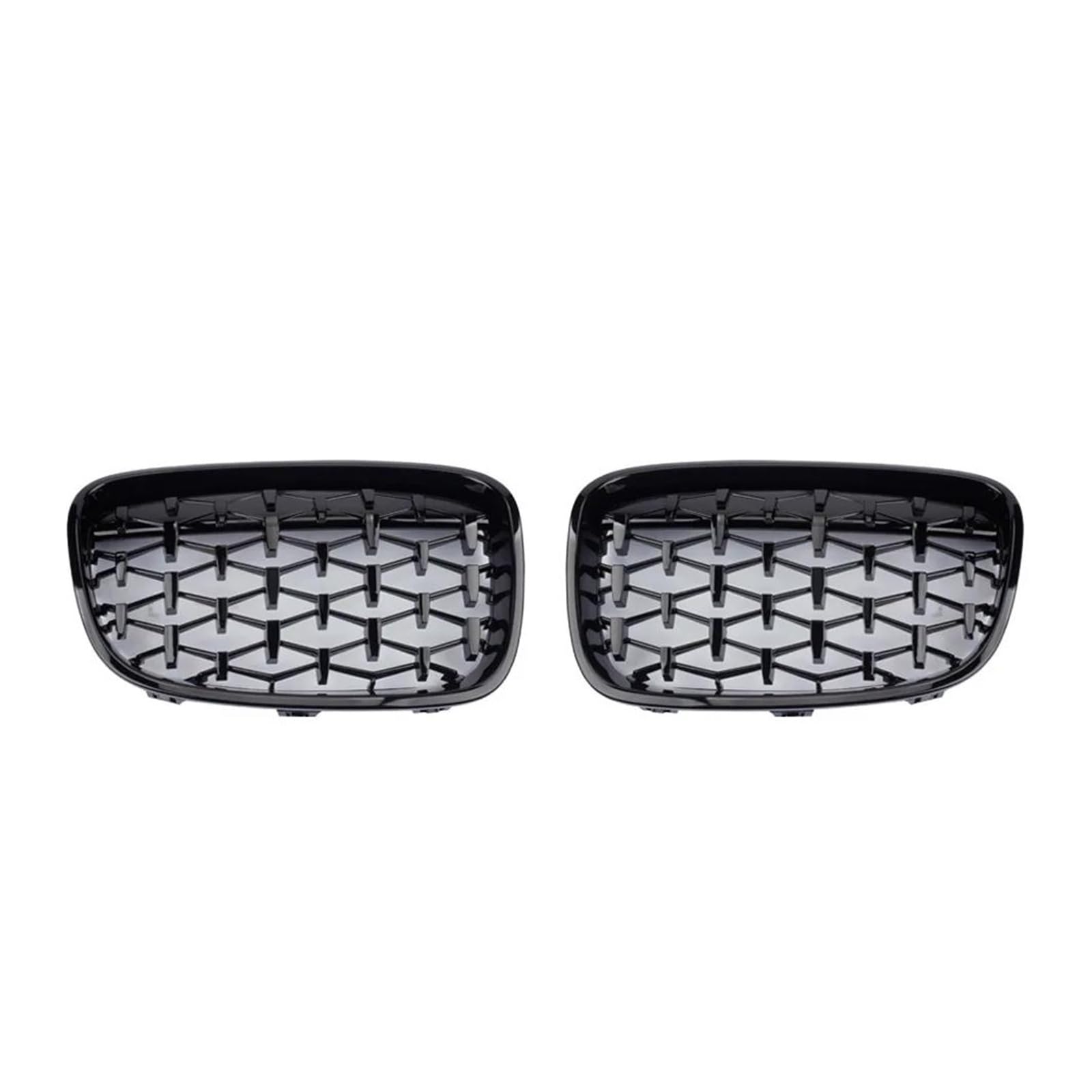 Kühlergrill Für 2011-2014 F20 F21 118i 120i 140i 2 Fließheck Sport Nierengrill Grille Glanz Schwarz Kühler(Grille D) von IMAWUHM