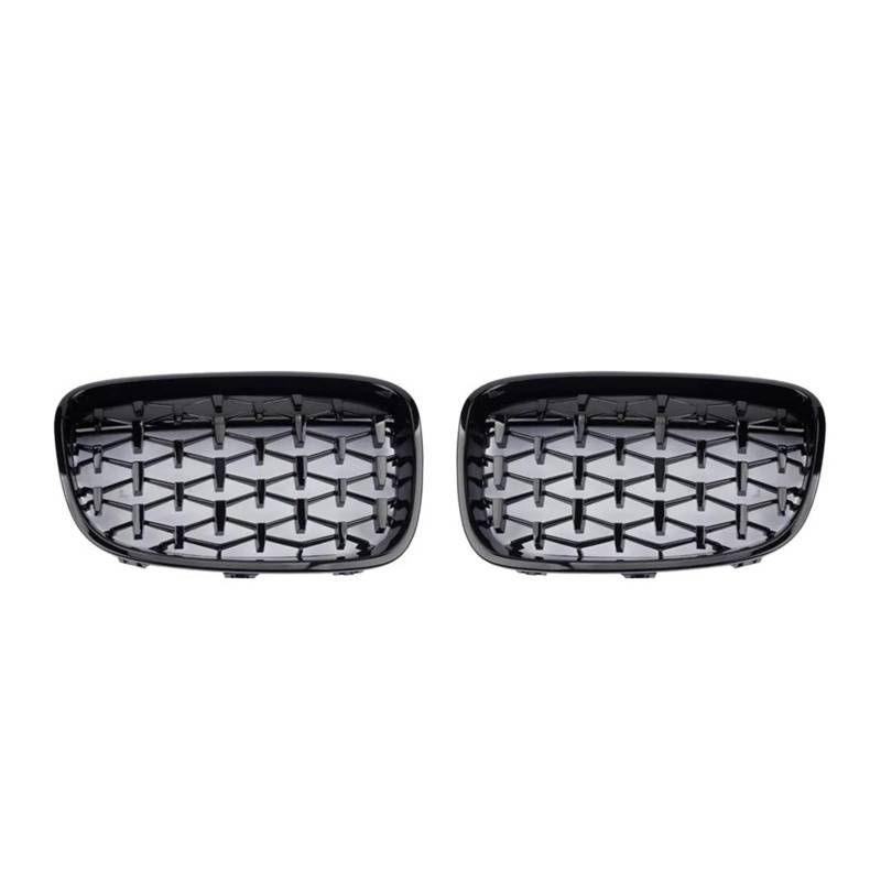 Kühlergrill Für 2011-2014 F20 F21 118i 120i 140i 2 Fließheck Sport Nierengrill Grille Glanz Schwarz Kühler(Grille D) von IMAWUHM