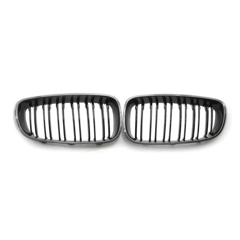 Kühlergrill Für 3er GT F34 2013–2020 320i 328i 335i XDrive Double Line Style Carbon Fiber Color Frontstoßstange Nierengrillgitter Kühler(Kohlefaser) von IMAWUHM