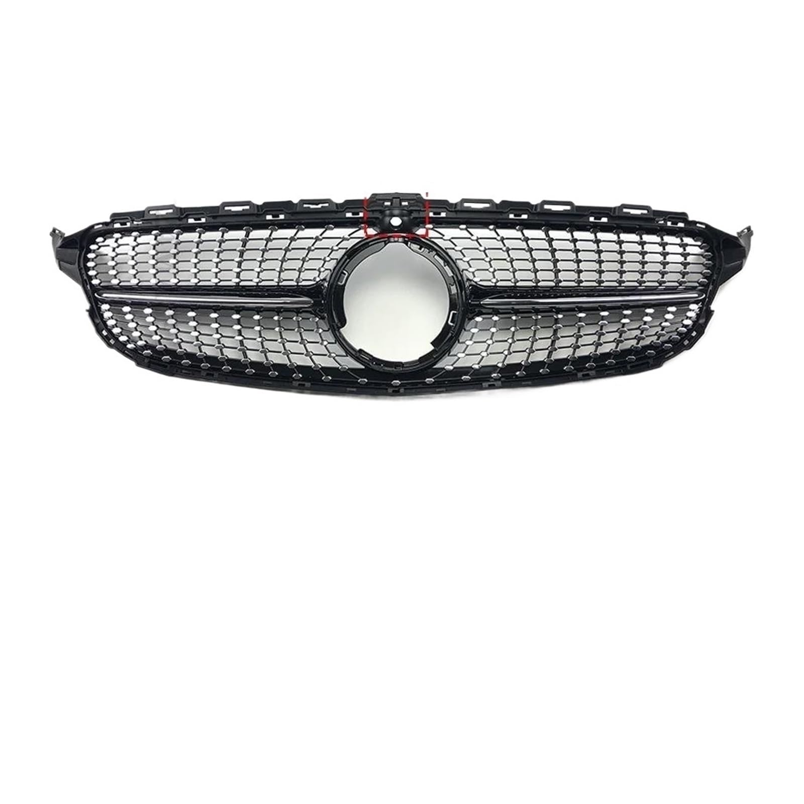 Kühlergrill Für AMG Für GT Für GTR Diamond Style Refit Einlassgitter Frontgrill Grill Tuning Für Benz C W205 C205 S205 2014-2021 Kühler(19-21 D Black-Cam) von IMAWUHM