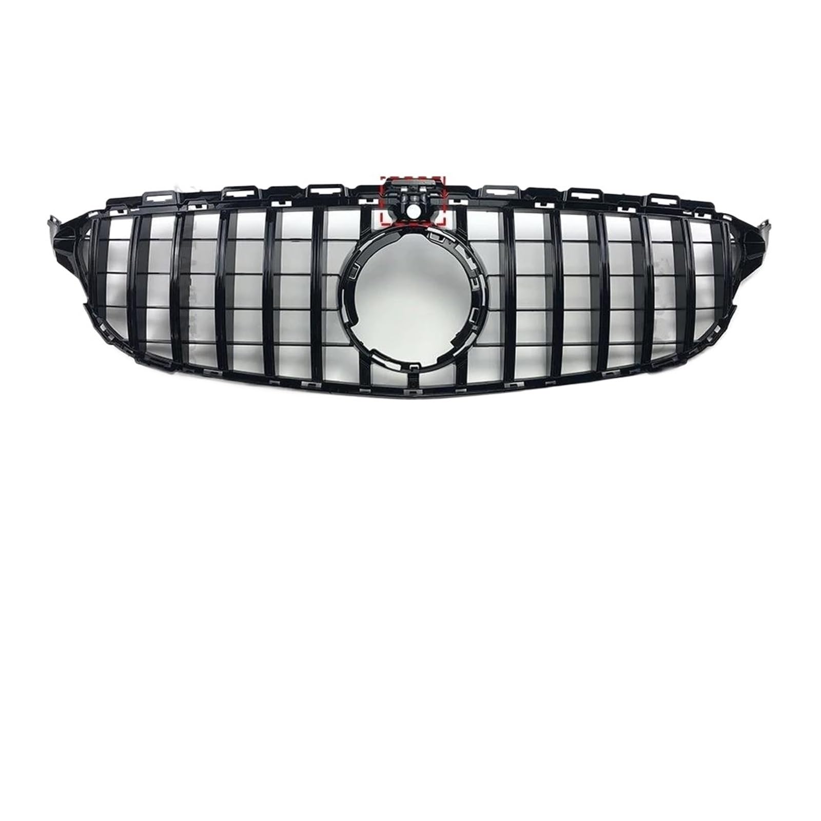 Kühlergrill Für AMG Für GT Für GTR Diamond Style Refit Einlassgitter Frontgrill Grill Tuning Für Benz C W205 C205 S205 2014-2021 Kühler(19-21 G Black -Cam) von IMAWUHM