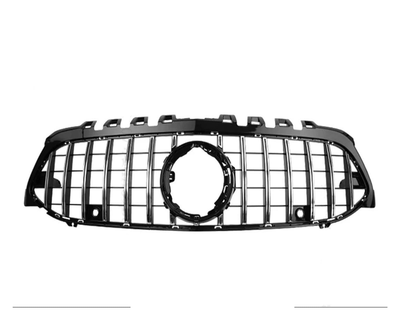 Kühlergrill Für Benz A Oder A35 W177 Für 2019–2022 GT Diamond Style Front Raadiator Gitter Stoßstange Kühlergrill Haube Mesh Grill Body Kit Tuning Kühler(GT Silvery) von IMAWUHM