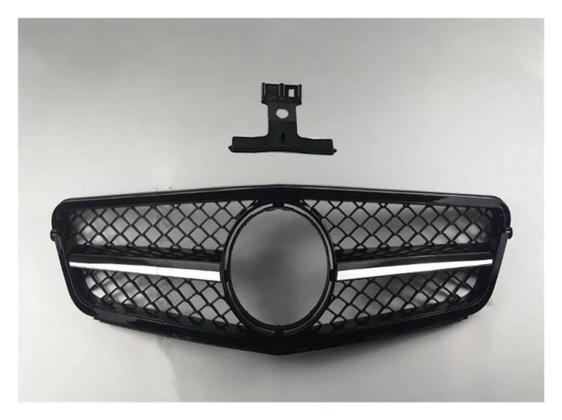 Kühlergrill Für Benz C W204 2007-2014 C43 C180 C250 C300 C200 C350 Für AMG GT Diamond Style Fronteinlassgitter Stoßstangengrill Zubehör Kühler(A Silvery) von IMAWUHM