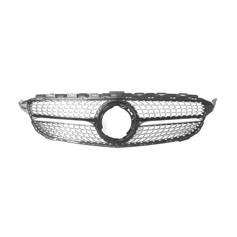 Kühlergrill Für Benz C W205 C205 S205 2019-2021 C180 C200 C250 C260 C300 Frontgrill Racing Grill Diamant Stil Mesh Kühler(D- Black) von IMAWUHM