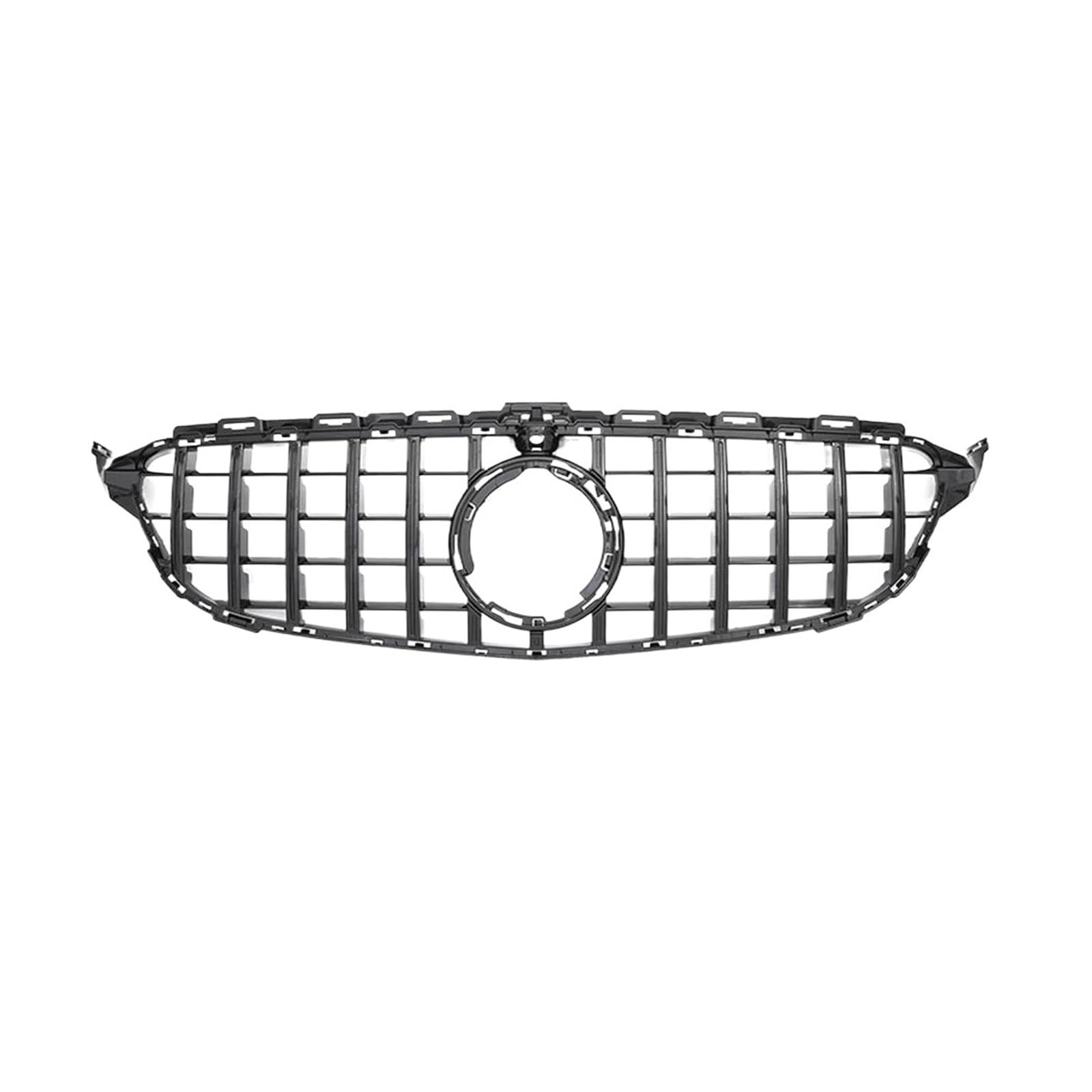 Kühlergrill Für Benz C W205 C205 S205 2019-2021 C180 C200 C250 C260 C300 Frontgrill Racing Grill Diamant Stil Mesh Kühler(G-Black Whole) von IMAWUHM