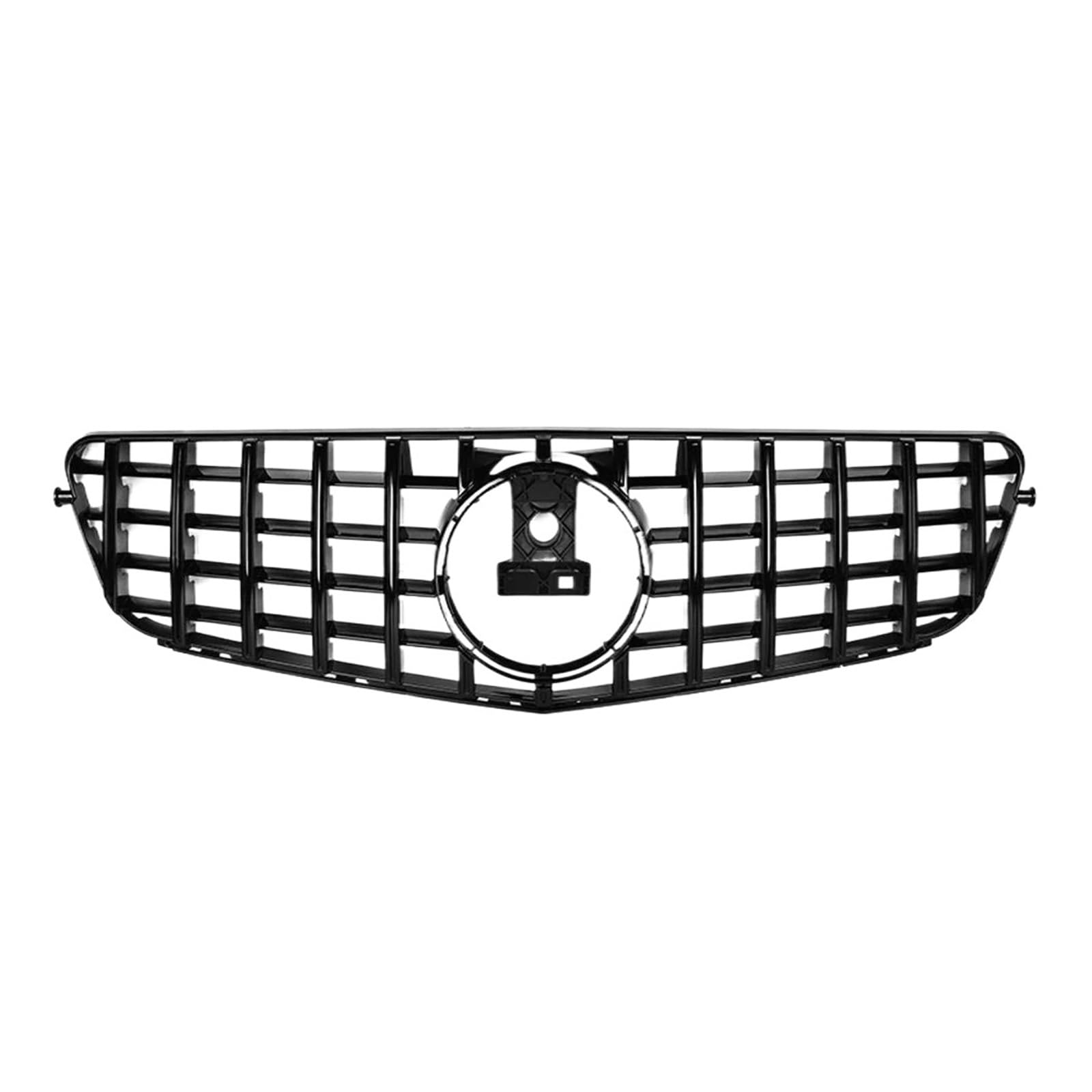 Kühlergrill Für Benz Für C-klasse W204 2008-2014 C180 C200 C350 Chrom Silber Diamanten Kühlergrill Glänzend Schwarz Für GTR Stil Front Stoßstange Kühlergrill Kühler(G-Black) von IMAWUHM