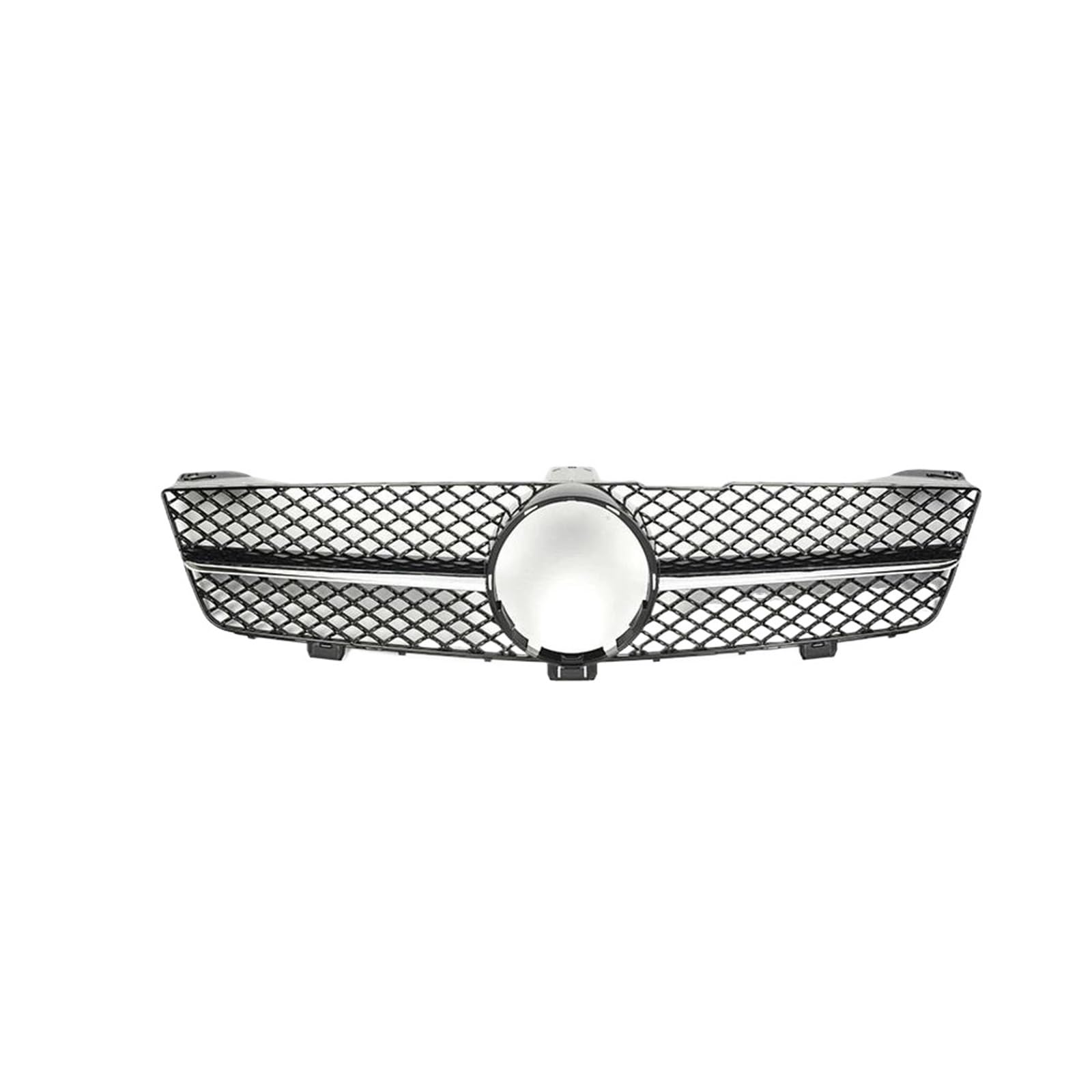 Kühlergrill Für Benz Für CLS-Klasse W219 2009-2011 Für CLS350 Für CLS550 Für CLS63 Für AMG Diamond Style Stoßstangengrill Glänzend Schwarz Für GTR Style Grille Kühler(A-Chrome Black) von IMAWUHM