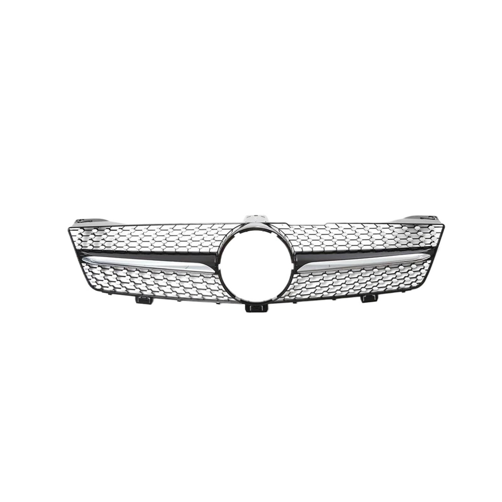 Kühlergrill Für Benz Für CLS-Klasse W219 2009-2011 Für CLS350 Für CLS550 Für CLS63 Für AMG Diamond Style Stoßstangengrill Glänzend Schwarz Für GTR Style Grille Kühler(D-Black) von IMAWUHM