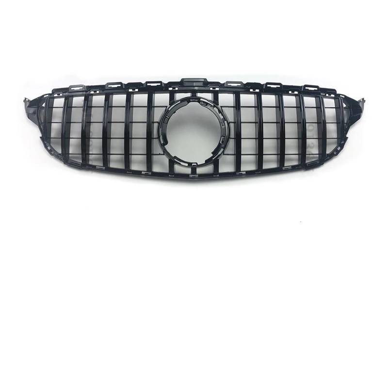 Kühlergrill Für GT Style Frontstoßstangengrill Oberer Ersatzgrill Für W205 S205 Für Benz C C205 C180 C200 C250 C300 C260 2014-2021 Kühler(19-21 Glossy Black) von IMAWUHM