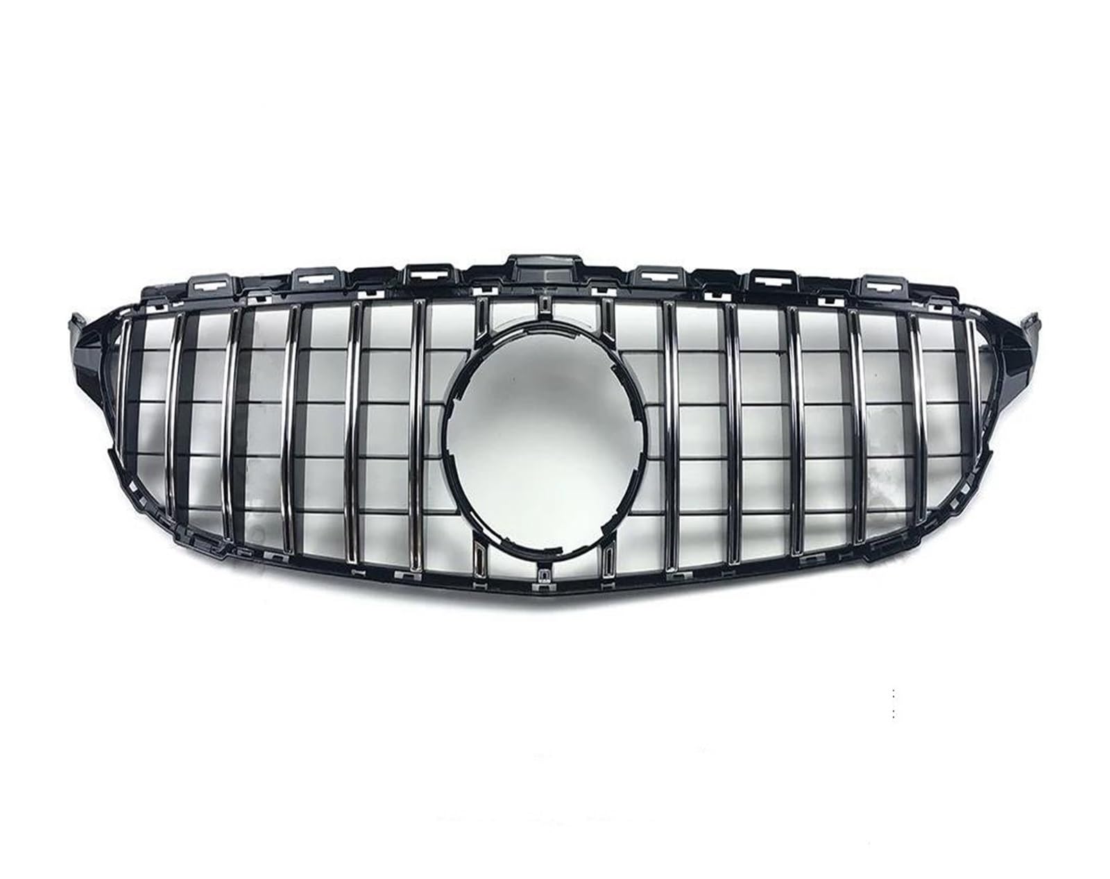 Kühlergrill Für W205 Grill C205 S205 Für Benz C 2014-2021 C200 C260 C180 C250 C300 Coupe Für AMG Tuning GT Diamant Front Stoßstangengrill Kühler(A 14-18Chrome Silvery) von IMAWUHM