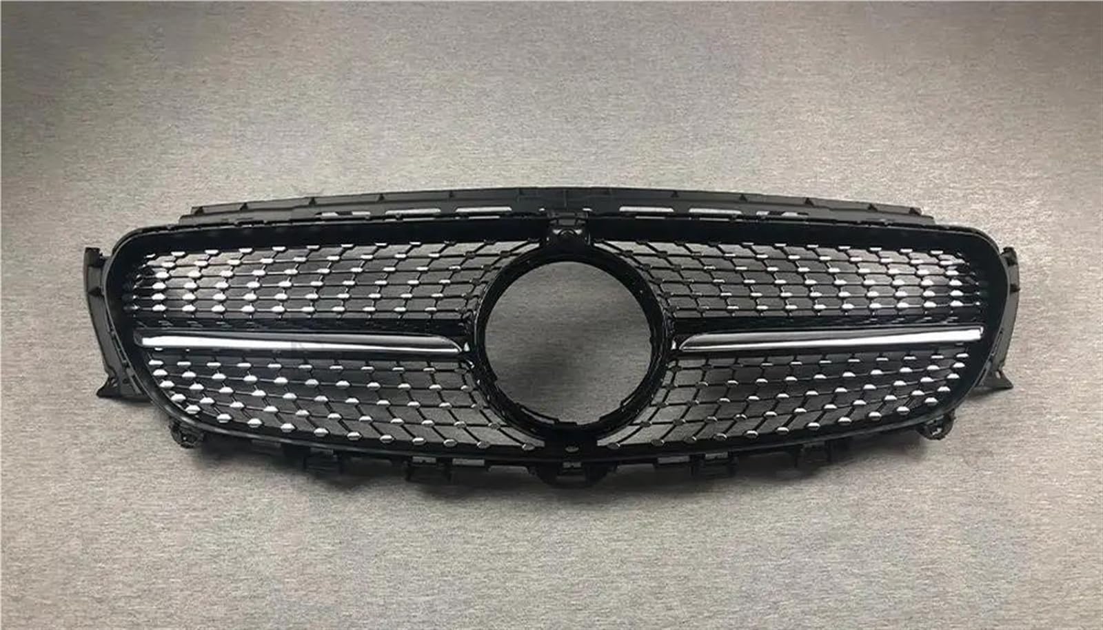 Kühlergrill Für W213 C238 A238 Für Benz E E200 E260 E300 2016-2020 Für Sport Für GT Für Diamond E63 Style Fronteinlass Stoßstangengrill Haubengrill Mesh Kühler(B Glossy Black) von IMAWUHM