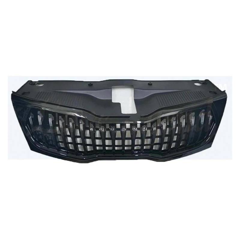 Kühlergrill Kühlergrill Rundum Zierleiste Racing Grills Zierleiste Racing Grills Für KIA Für Rio K2 2011-2014 Racing Grills ABS Chrom Kühler(B) von IMAWUHM