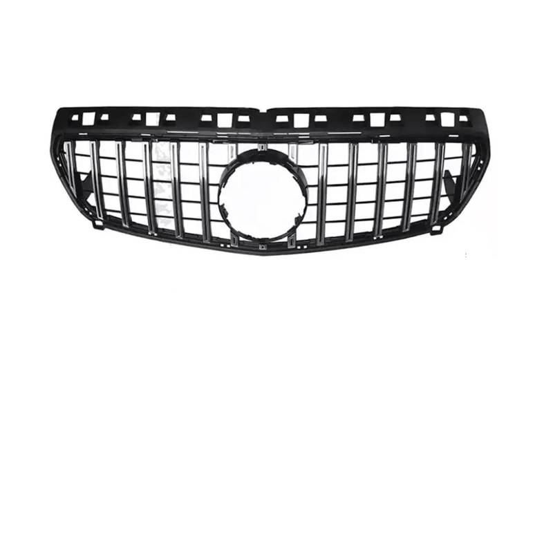 Kühlergrill Trim Styling Für Benz A W176 2013 2014 2015 2016 2017 2018 A180 A200 A45 Einlass Grille Kühlergrill Racing Grill GT Diamant Kühler(B G Chrome Silver) von IMAWUHM