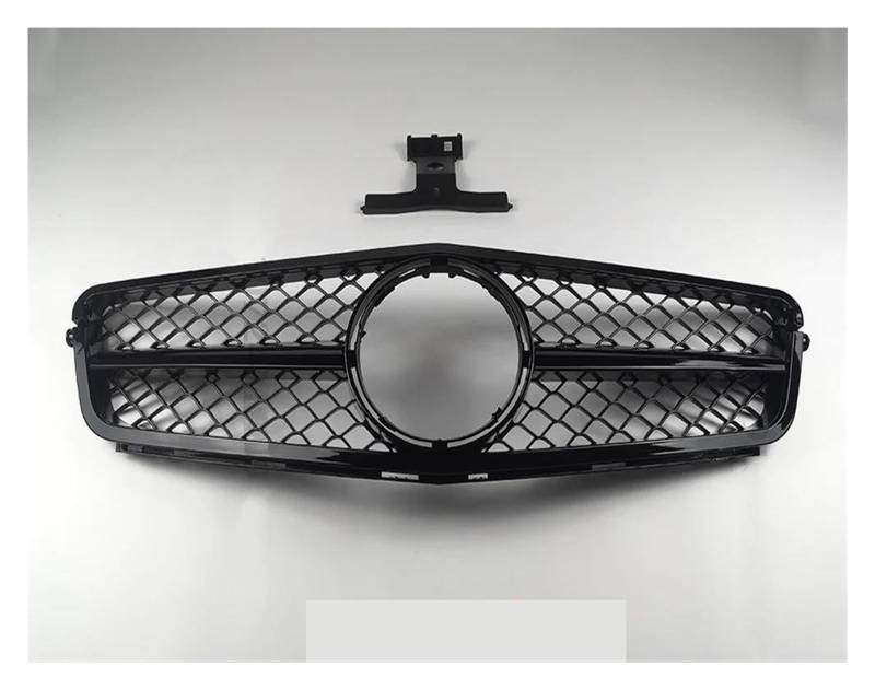 Kühlergrill Tuning-Frontgrill Frontgrill Für Benz W204 C-Klasse Für AMG-Stil 2008–2014 C180 C200 C250 C300 C350 ABS-Stoßstangengrill Kühler(Glossy Black) von IMAWUHM