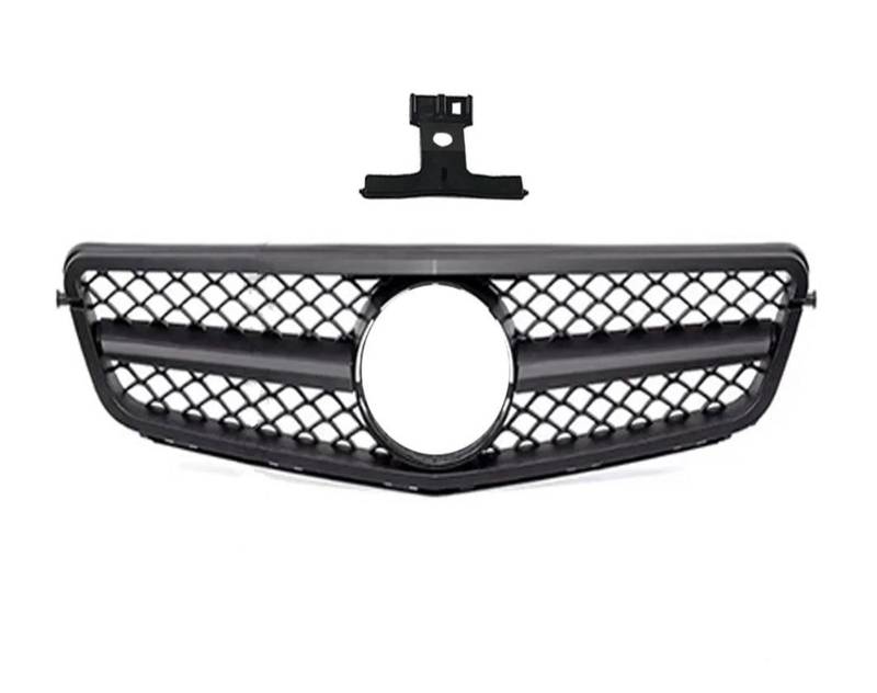 Kühlergrill Tuning-Frontgrill Frontgrill Für Benz W204 C-Klasse Für AMG-Stil 2008–2014 C180 C200 C250 C300 C350 ABS-Stoßstangengrill Kühler(Matt-schwarz) von IMAWUHM