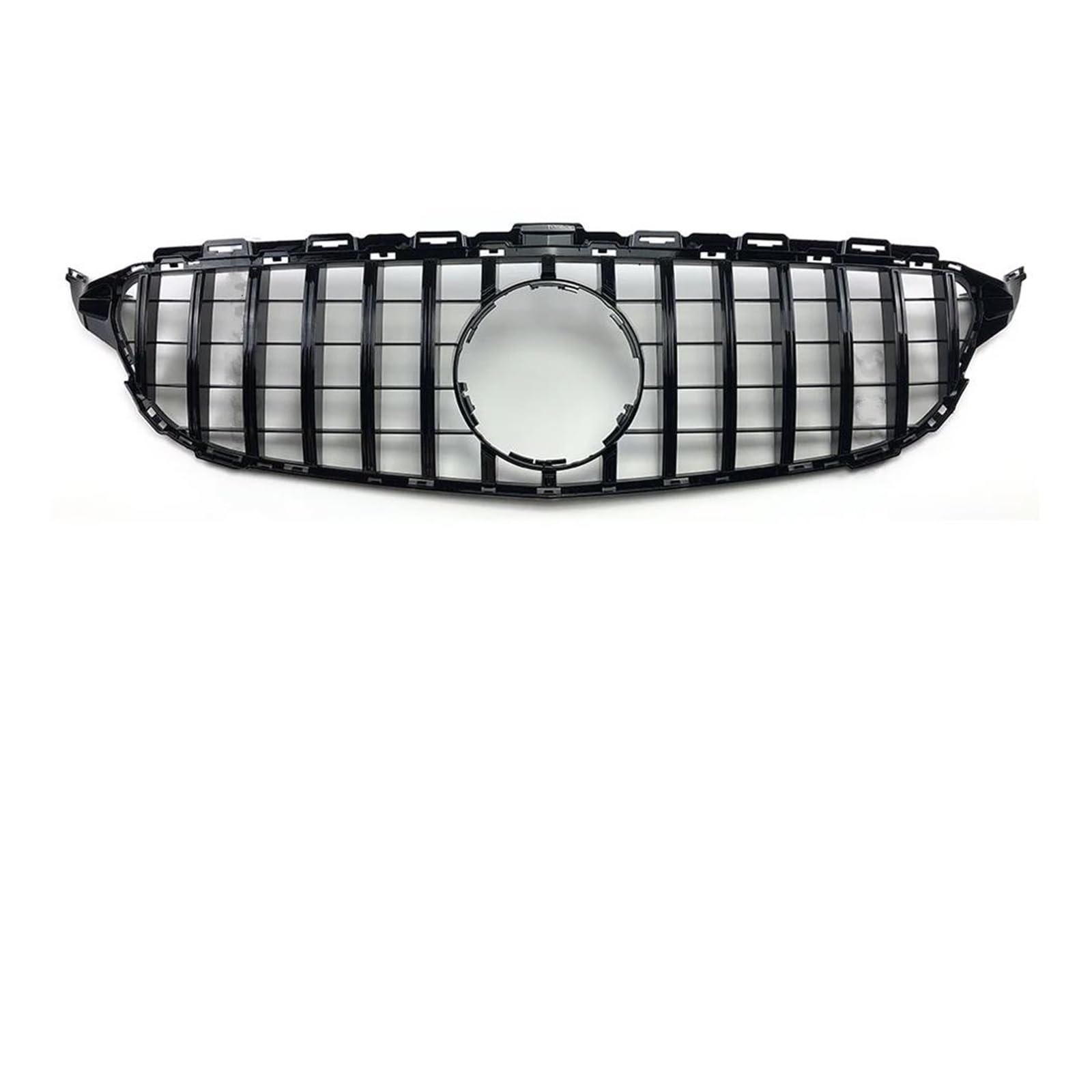 Kühlergrill Tuning-Zubehör GT Für GTR Diamond Inlet Mesh Frontgrill Für Benz C W205 C205 S205 2014-2021 Für AMG Style Refit Kühler(B 2014-2018) von IMAWUHM