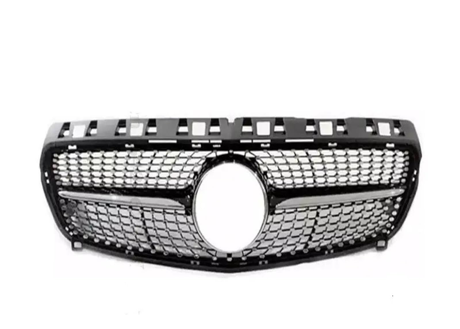 Kühlergrill Tuning-Zubehör Kühlergrill Racing Grill Mesh Für Benz Für A-Klasse A45 W176 2013-2018 2019+ A180 A200 A260 GT Diamond Style Kühler(13-15 Diamond Black) von IMAWUHM