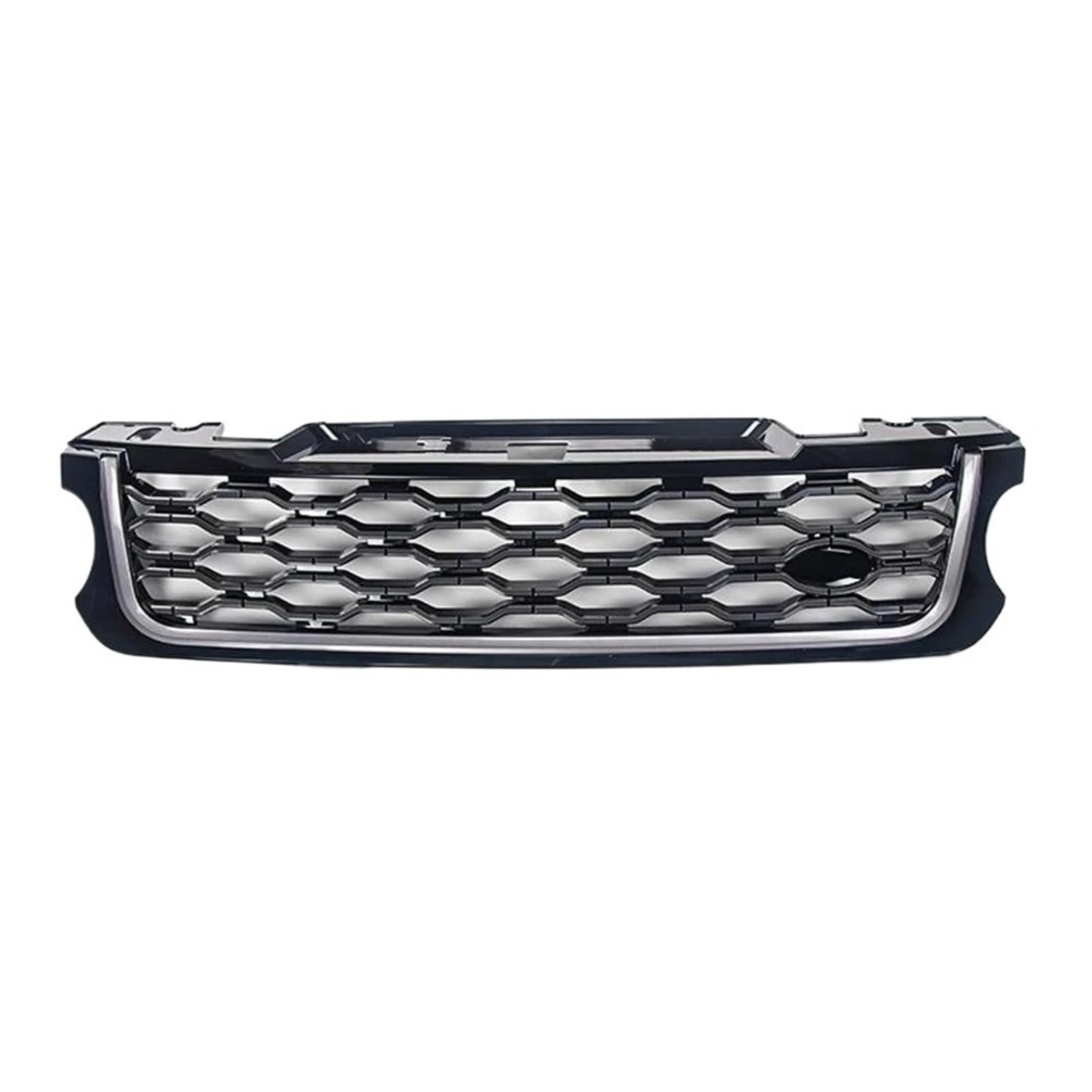 Kühlergrill Upgrade 2018 Autozubehör Frontstoßstangengrill ABS-Maschengrill Für Land Für Rover Für Range Für Rover Für Sport L494 2014-2017 Kühler(Black Grey) von IMAWUHM