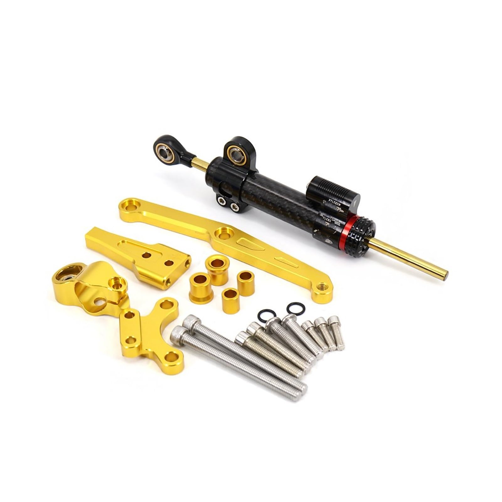 Linear Umgekehrte Stabilisieren Dämpfer Für CB650R Für CB 650 R Cb650r 2018 2019 2020 2021 Motorrad Lenkungsstabilisator Dämpfer Montagehalterung Kit(T) von IMAWUHM