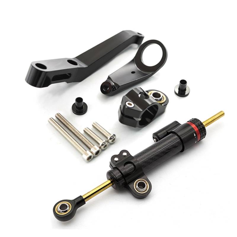 Linear Umgekehrte Stabilisieren Dämpfer Für CBR929RR CBR929 Für RR Für CBR 929 Für RR 929 Motorrad Dämpfer Halterung Unterstützung Kit Faser Carbon Lenkung Dämpfer Stabilisator(Damper n Bracket D) von IMAWUHM