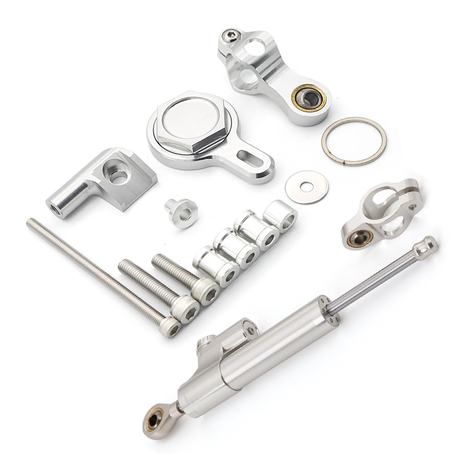 Linear Umgekehrte Stabilisieren Dämpfer Für Für YZF R1 1998 1999 2000 2001 Motorrad Dämpfer Motorrad Lenkung Dämpfer Stabilisieren Dämpfer Halterung Montage Kit(Bc2) von IMAWUHM