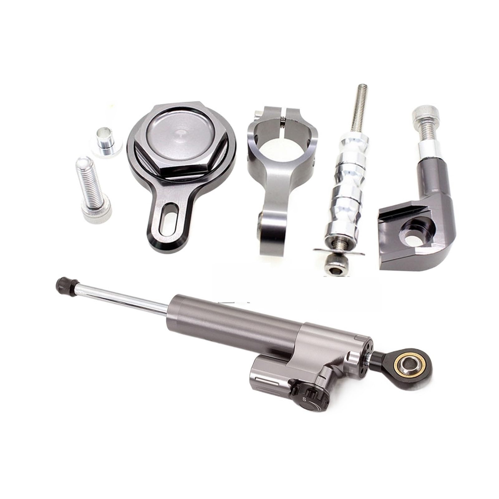 Linear Umgekehrte Stabilisieren Dämpfer Für Für YZF R1 1998 1999 2000 2001 Motorrad Dämpfer Motorrad Lenkung Dämpfer Stabilisieren Dämpfer Halterung Montage Kit(C4) von IMAWUHM