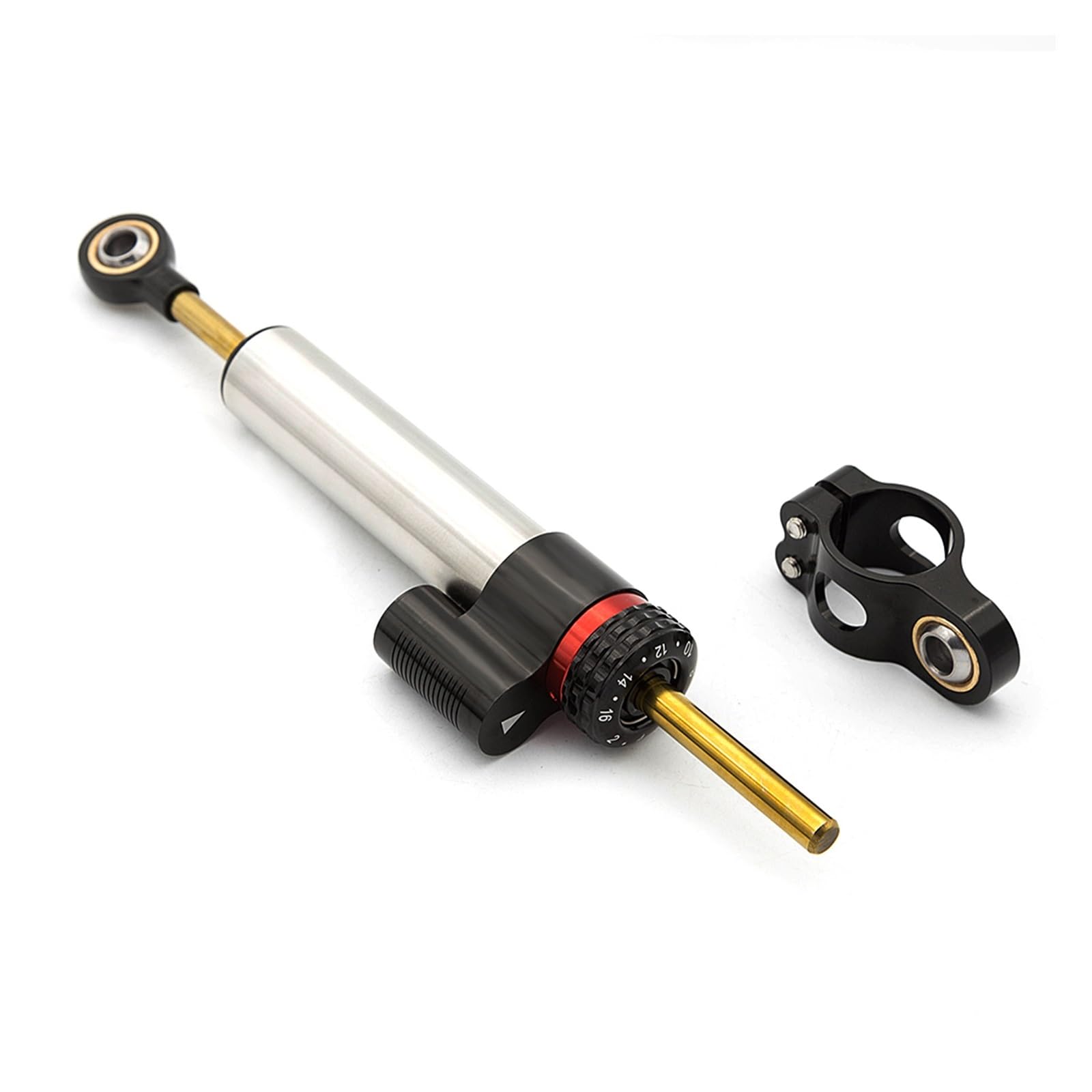 Linear Umgekehrte Stabilisieren Dämpfer Für Für YZF R6 2006-2011 2012 2013 2014 2015 2016 2017 2018 2019 2020 Lenkung Stabilisieren Dämpfer Halterung Unterstützung Montage Kit(Bc2) von IMAWUHM