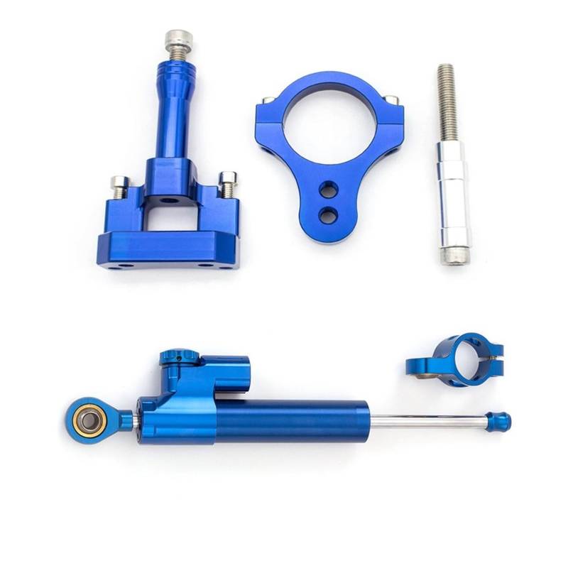 Linear Umgekehrte Stabilisieren Dämpfer Für G-Booster Für Scooter-Lenkungsdämpfer-Stabilisator Und Halterungsmontagesatz(Blue Set) von IMAWUHM