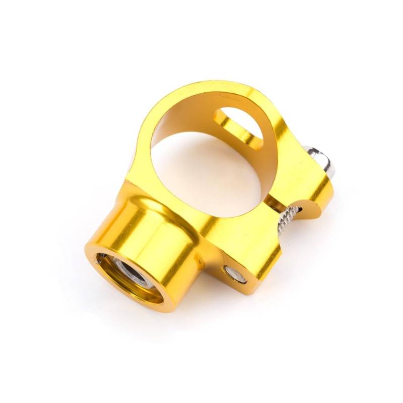 Linear Umgekehrte Stabilisieren Dämpfer Für Kawasaki 6MM/8MM Universal Stabilisator Lenkung Dämpfer Halterung Montage Klemme Motorrad Zubehör(8mm Gold) von IMAWUHM