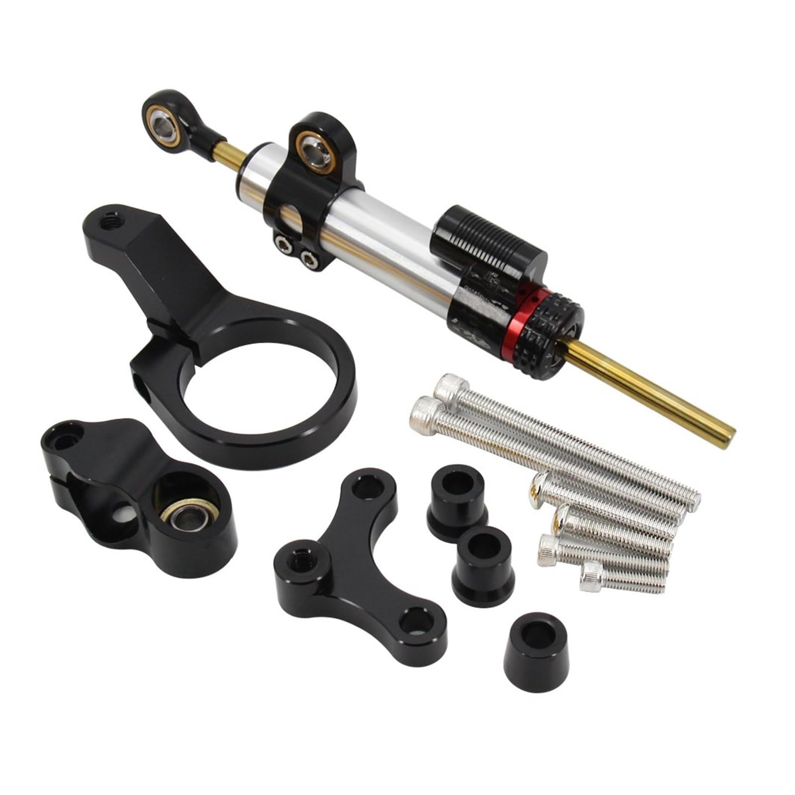 Linear Umgekehrte Stabilisieren Dämpfer Motorrad Einstellbare Lenkung Stabilisator Dämpfer Montage Halterung Kit Für CBR650R 2019-2022 Für CBR 650R Für CBR 650 R Zubehör(D) von IMAWUHM