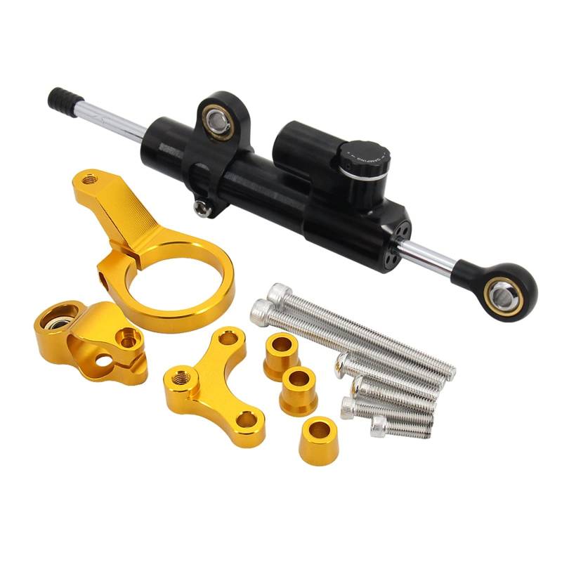 Linear Umgekehrte Stabilisieren Dämpfer Motorrad Einstellbare Lenkung Stabilisator Dämpfer Montage Halterung Kit Für CBR650R 2019-2022 Für CBR 650R Für CBR 650 R Zubehör(L-1) von IMAWUHM