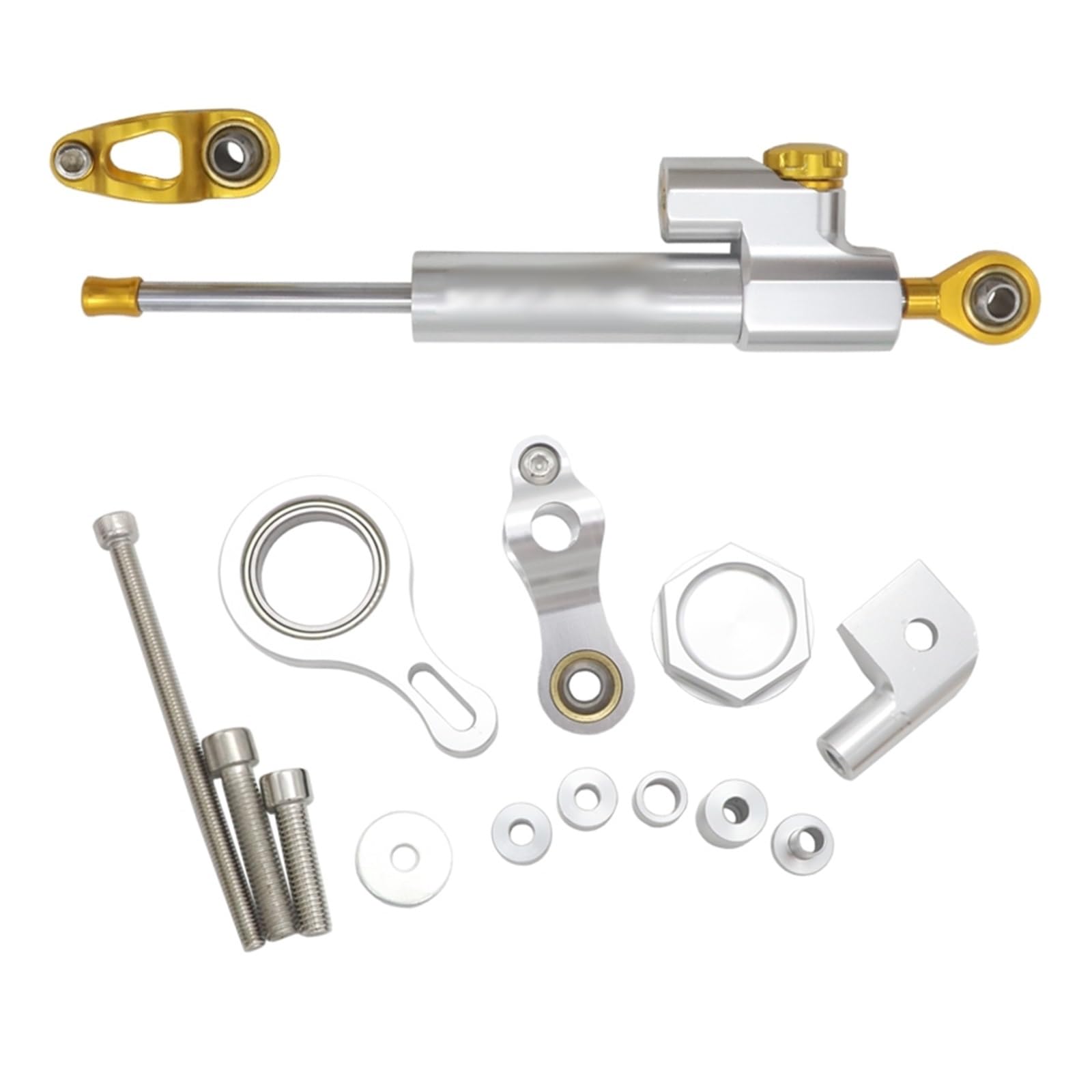 Linear Umgekehrte Stabilisieren Dämpfer Motorrad Lenkungsstabilisator Dämpfer Montagehalterung Kit Für Für YZF R1 2002–2017 2016 R6 2006–2020 2015 2014 2013(C) von IMAWUHM