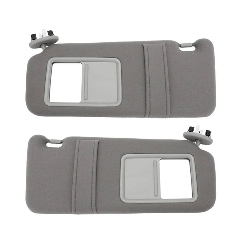 Links Fahrer Rechts Beifahrerseite Sonnenblende Schatten Für Toyota Für Camry 2007-2011 74320-06800-B0 74310-06770-B0 Auto Sonnenblende Sonnenschirm Polarisierte Sonnenblende Auto Sonnenblende(Grey,1 von IMAWUHM