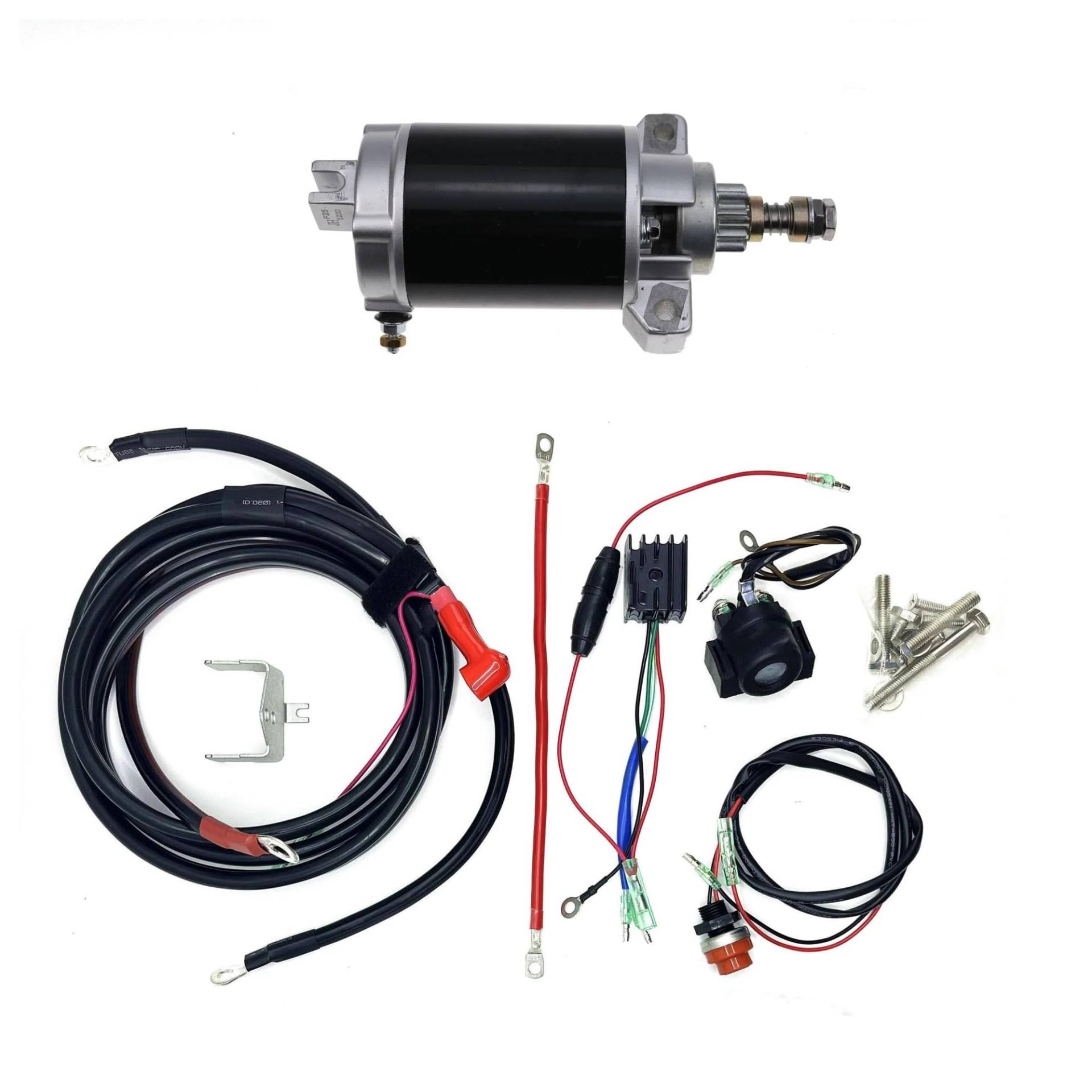 Motoren Starten FÜR F25 65W PARSUN & MEHR 4 HUB 25HP AUßENBORDER 1998-11 Starter Motor Kabel Schalter ELEKTRISCHE Start KIT E-Starter von IMAWUHM