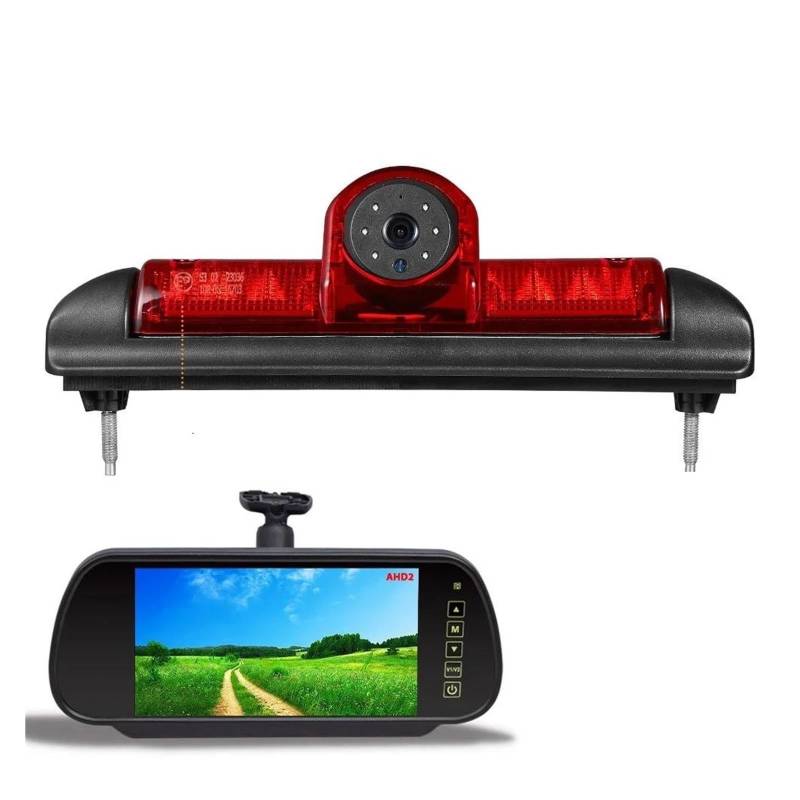 Rückfahrkamera AHD 1080P Bremslicht-Rückfahrkamera-Set Mit 7-Zoll-Rückspiegelmonitor Für Citroen Für Jumper/für Relay Ab 2006 Rückfahrkameras(Camera-Monitor) von IMAWUHM